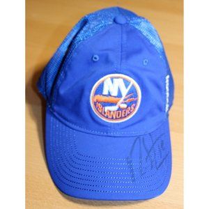 NHL Hockey New York Islanders Baseball Mesh Hat Cap S/M Reebok Fitmax 70 Blue